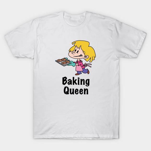 Baking Queen T-Shirt by sportartbubble